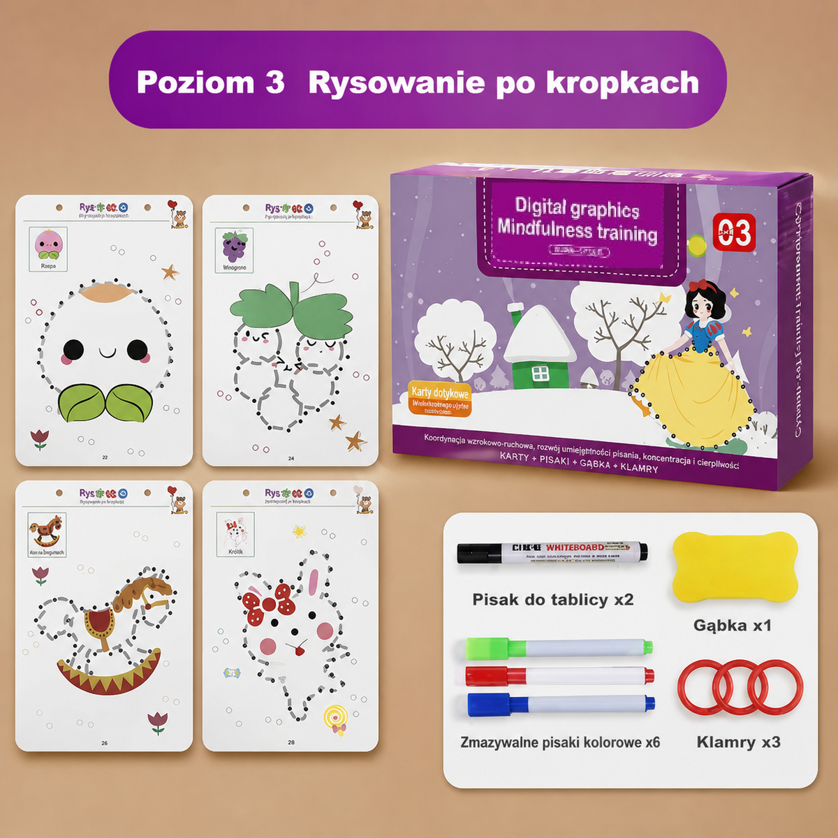 MagicLines – Magiczny Zestaw Książeczek do Nauki Pisania