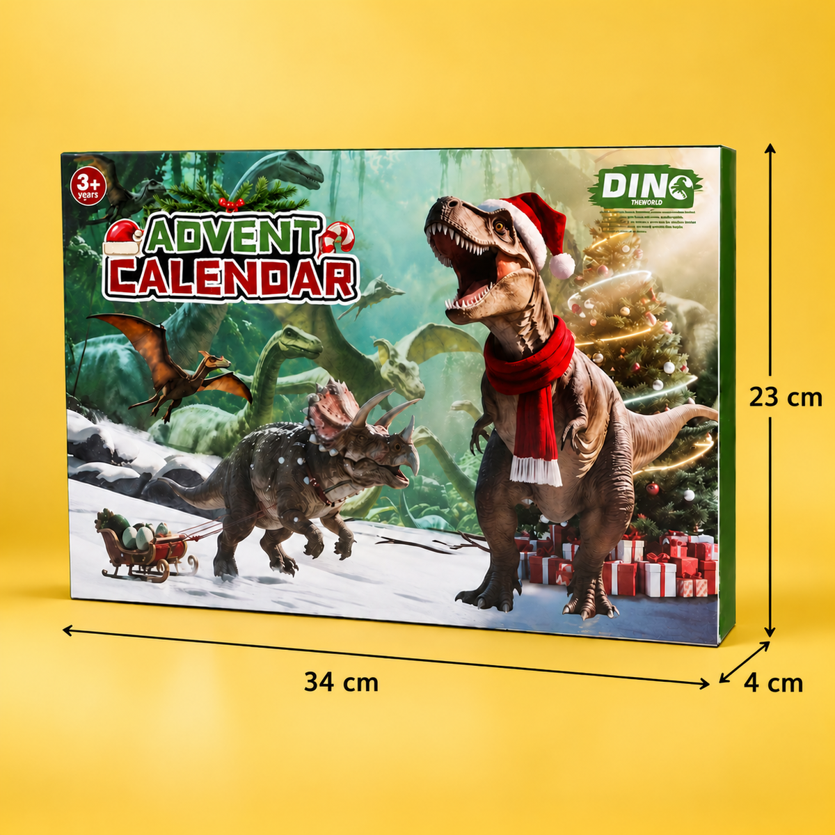 24-dniowy kalendarz adwentowy z dinozaurami