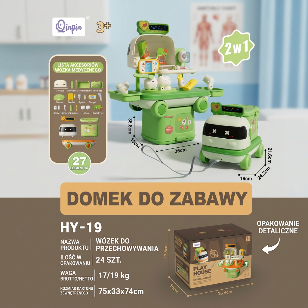 Ciężarówka Zabawka 2w1 dla Dzieci
