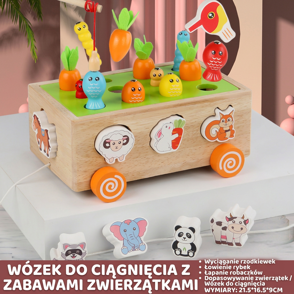 Drewniana Zabawka Montessori do Nauki i Rozwoju