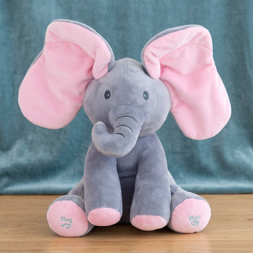 Peek-A-Boo-Elephant – Interaktywny Pluszowy Słoń
