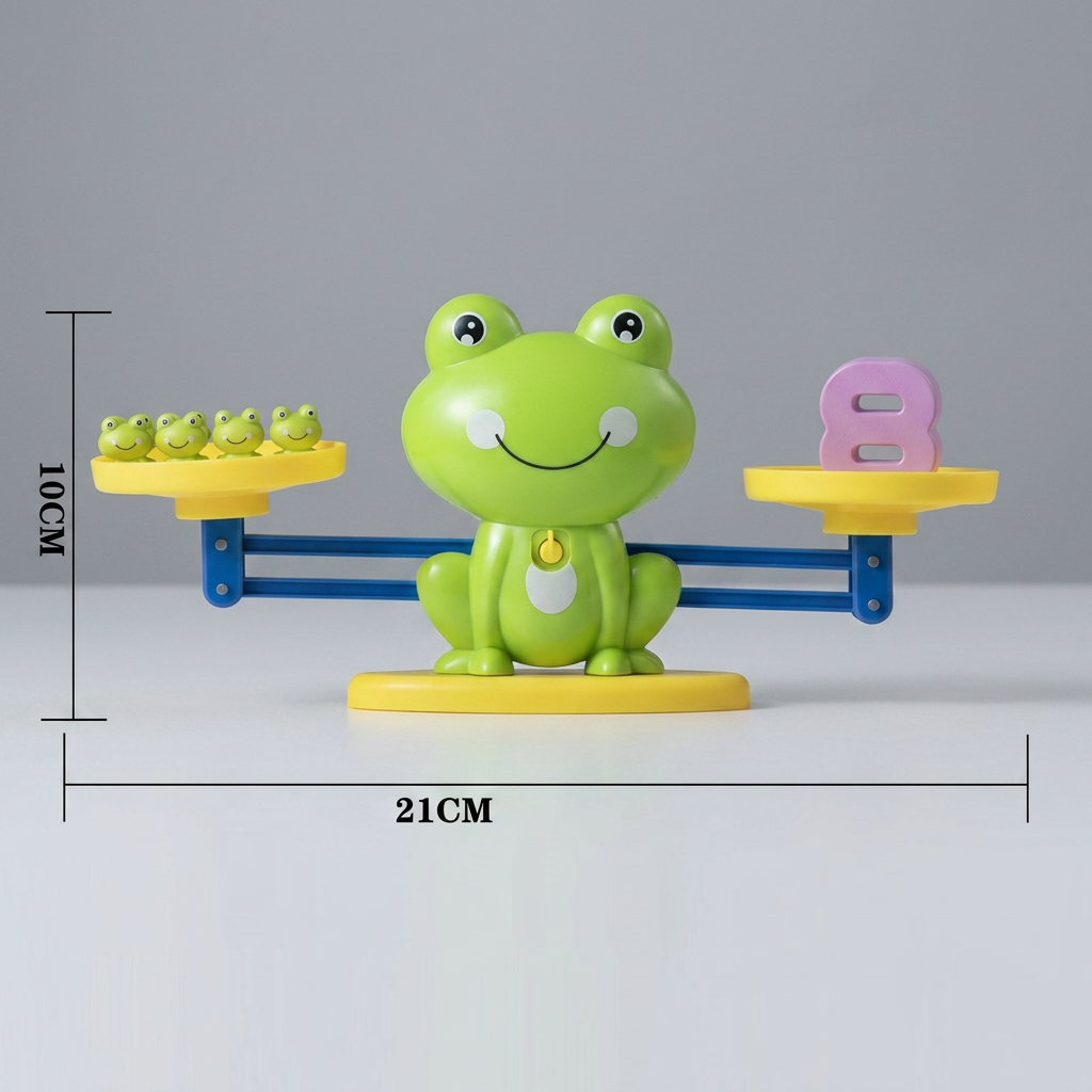 Matematyczna gra z balansującą żabką