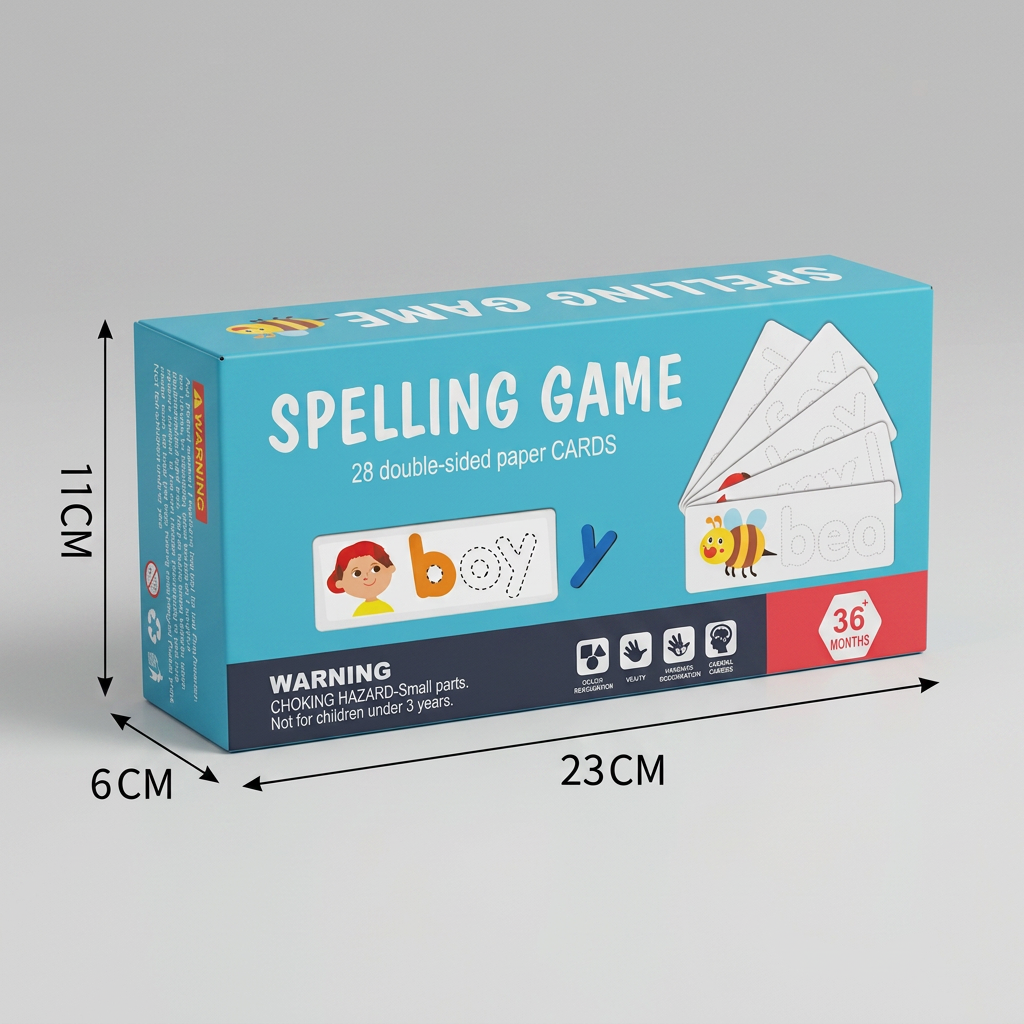 SpellMaster – Drewniana gra Montessori do nauki liter