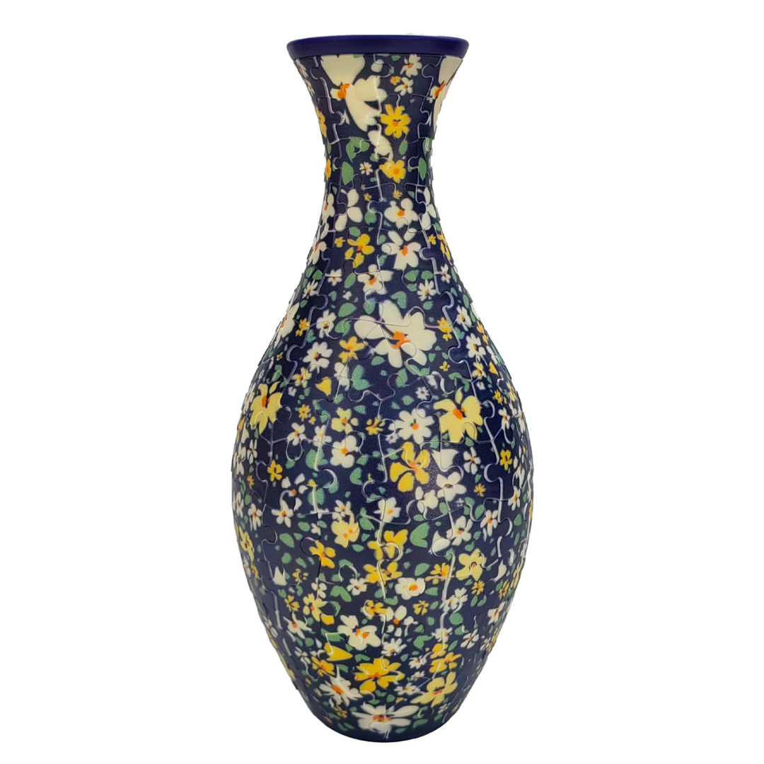 Elegancki wazon 3D z klocków – odpowiedni na prawdziwe kwiaty