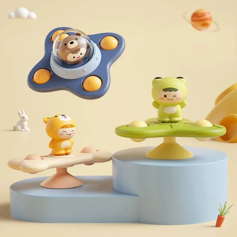 Montessori Przyssawkowy Spinner – Edukacyjna Zabawka Obrotowa