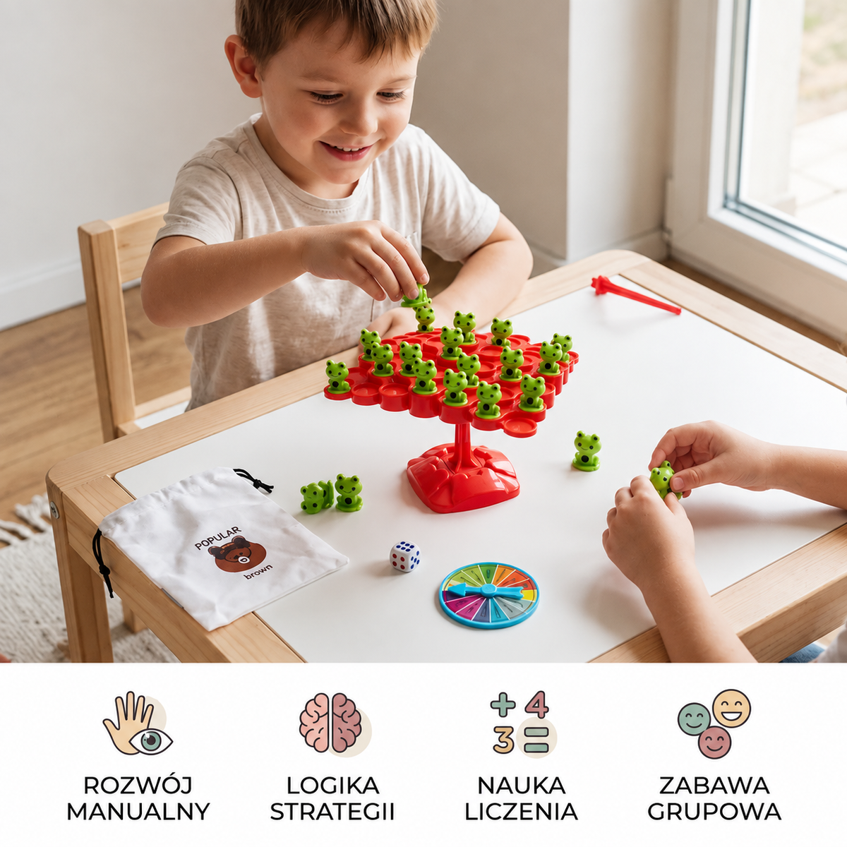 BalanceTree – drewniana deska równoważna Montessori