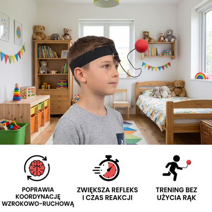 Gra treningowa do odbijania piłki głową – sportowa zabawka dla dzieci!