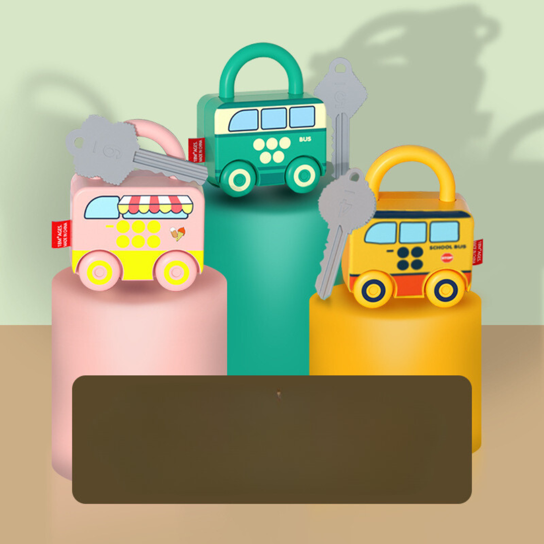 InteractiveLocks – zabawka edukacyjna Montessori z interaktywnymi zamkami