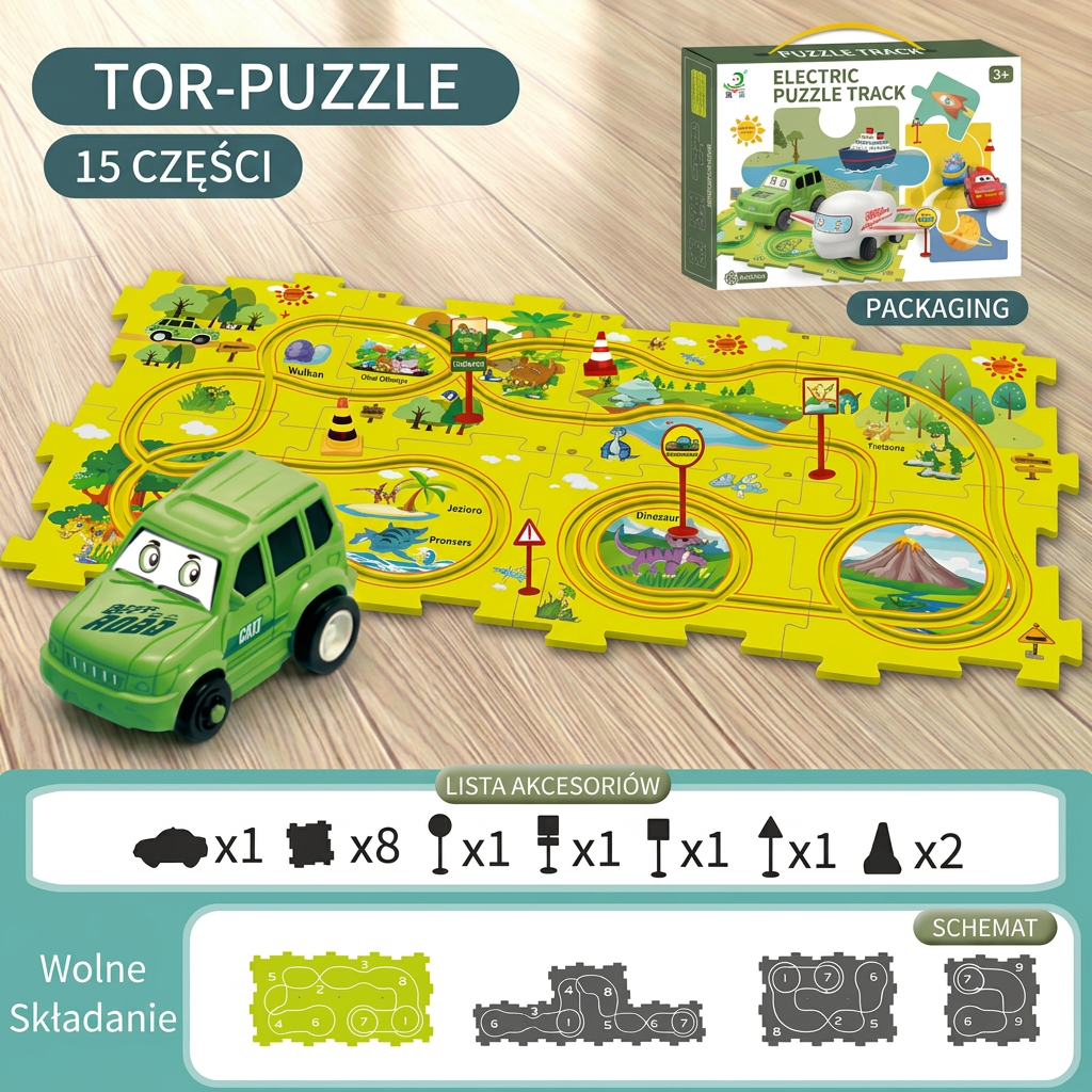 PuzzleTrack – Elektryczny Tor Puzzle