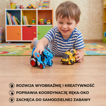 Transformujące Dinozaury Samochody