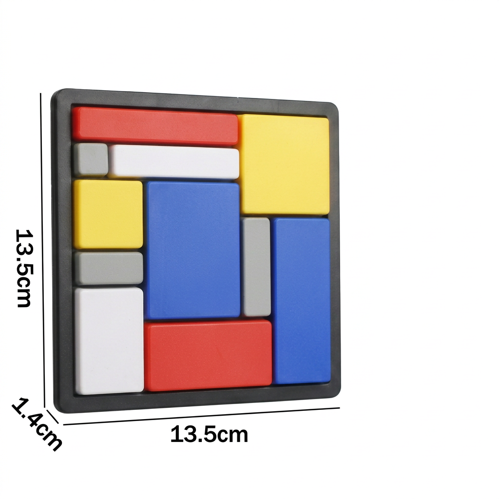 Kreatywna Gra Logiczna z Geometrycznymi Klockami