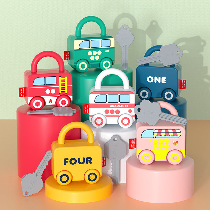 Lock & Play – Montessori Zabawka Edukacyjna dla Maluchów z Interaktywnymi Zamkami