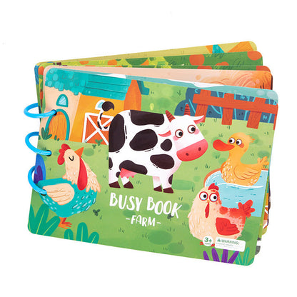 BusyBook – Wytrzymała Książeczka Montessori z Opowieściami