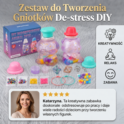 Kreatywny zestaw DIY do robienia antystresowych gniotków