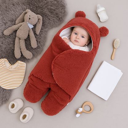 Miś Teddy – Kocyk i Śpiworek dla Niemowląt
