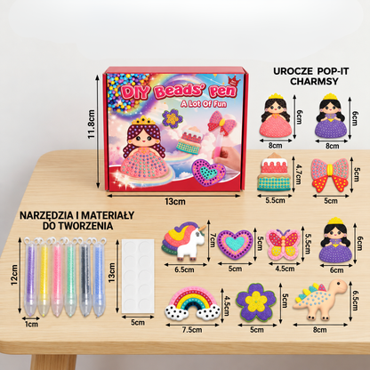 Magiczne obrazki z koralików – zestaw DIY dla dzieci