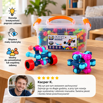 Edukacyjny zestaw konstrukcyjny DIY z ruchomymi elementami