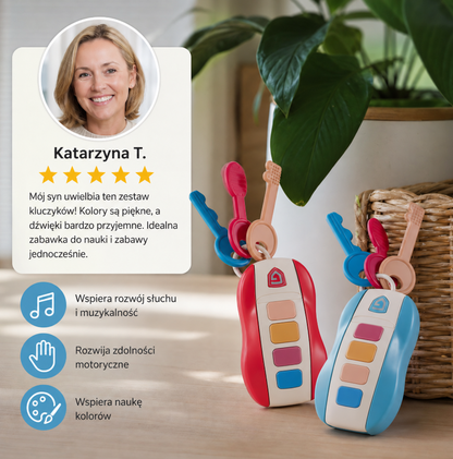 Muzyczna zabawka w kształcie kluczyków