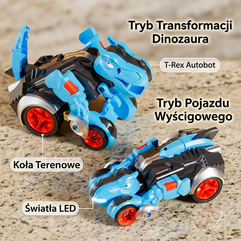 Transformujące Dinozaury Samochody