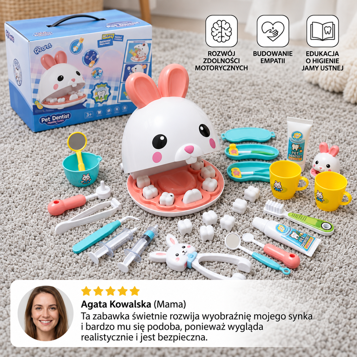 Mini gra „Dentysta Króliczek”