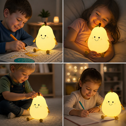 Przytulna Lampka Nocna Gruszka – Dla Spokojnego Snu
