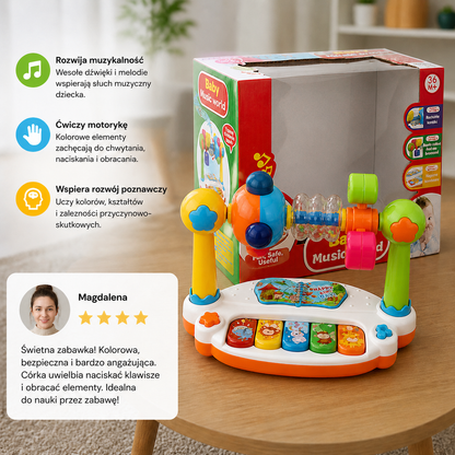 Muzyczna zabawka edukacyjna 5 w 1 dla niemowląt