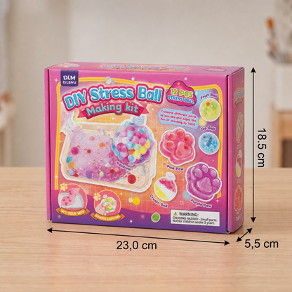 Zestaw DIY do tworzenia piłeczek antystresowych dla dzieci – stwórz własne sensoryczne Squishy