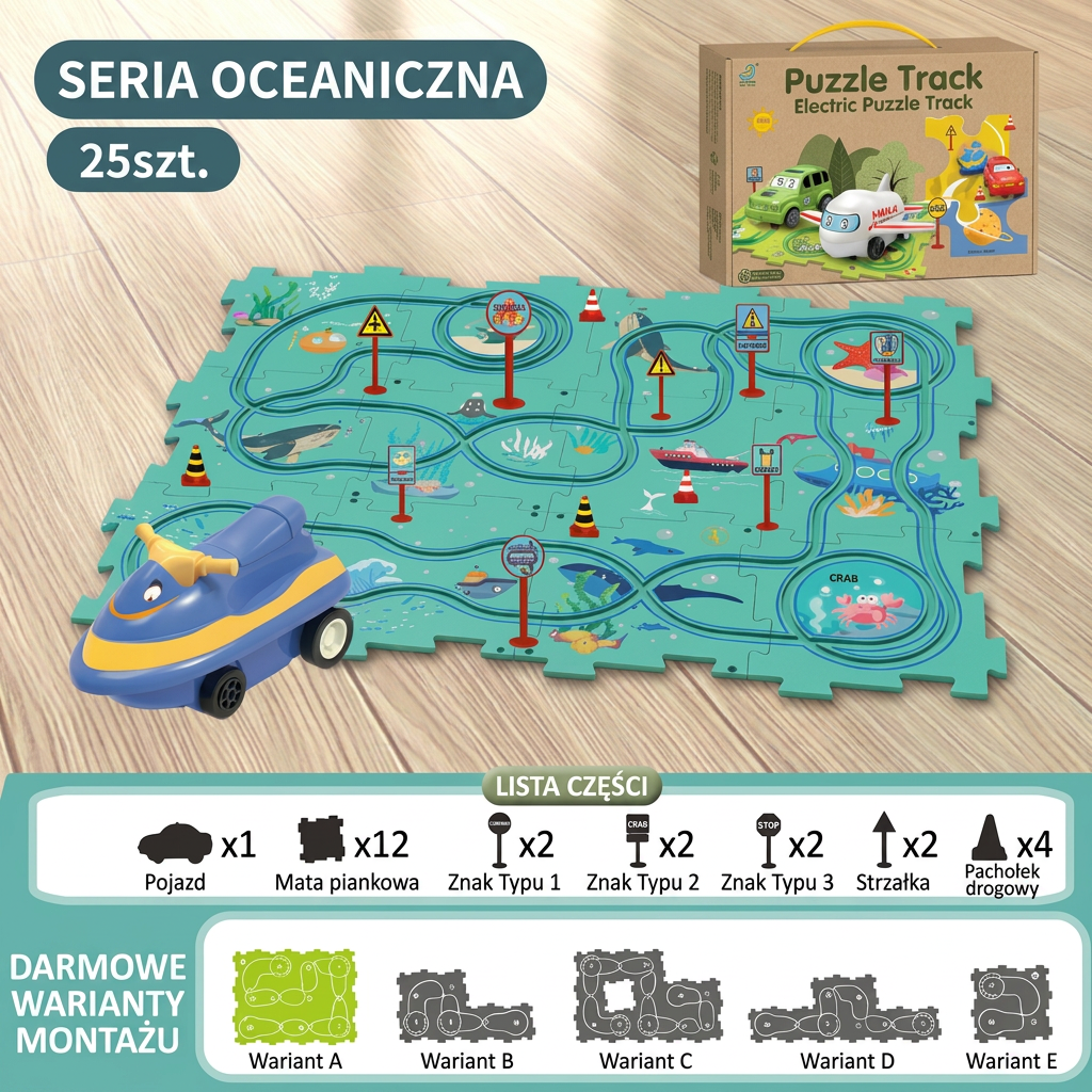 PuzzleTrack – Elektryczny Tor Puzzle