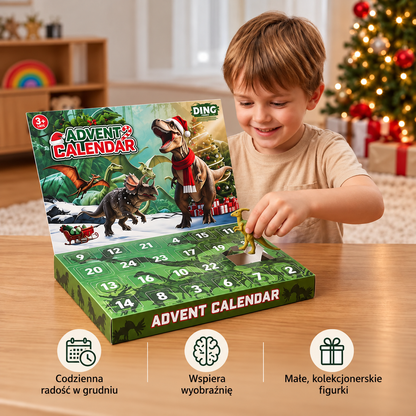 24-dniowy kalendarz adwentowy z dinozaurami