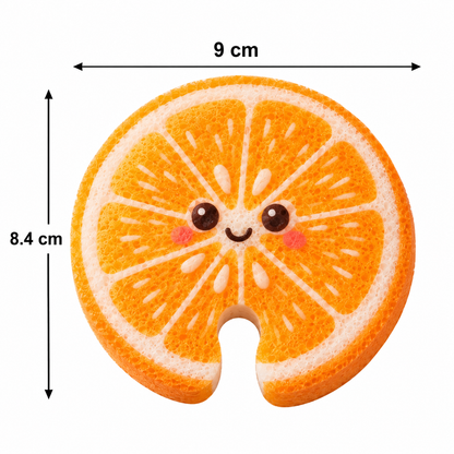 Wyskakujące gąbki celulozowe w kształcie owoców – zestaw 3 roślinnych, nierysujących gąbek kuchennych
