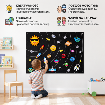 Story Worlds – filcowa tablica edukacyjna do nauki poprzez opowiadanie historii