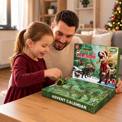 24-dniowy kalendarz adwentowy z dinozaurami