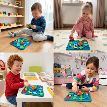 Puzzle Montessori z ulicami