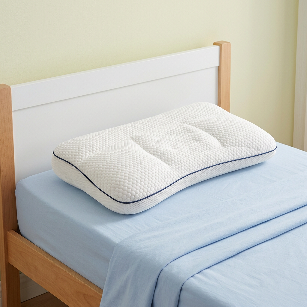 Ergonomiczna Poduszka dla Dzieci z Pianki Memory Wspierająca Szyję