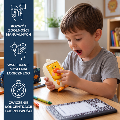 Edukacyjna przesuwana układanka ze zwierzętami