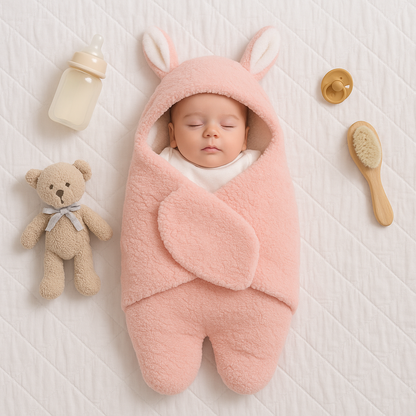Miś Teddy – Kocyk i Śpiworek dla Niemowląt
