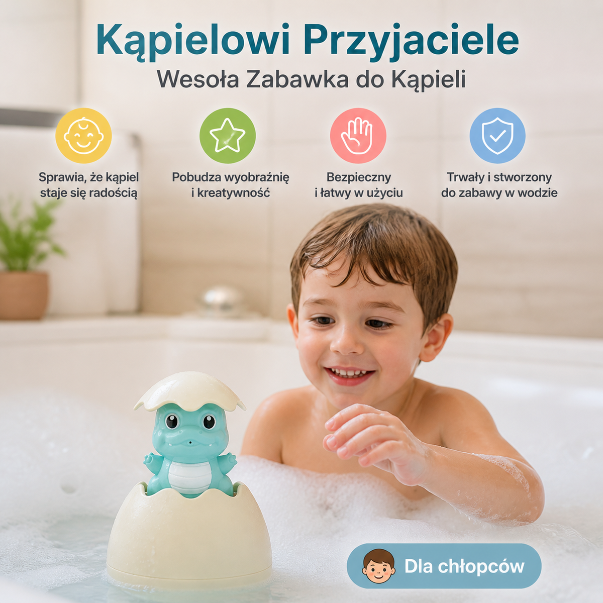 Kąpielowi Przyjaciele – Wesoła Zabawka do Kąpieli