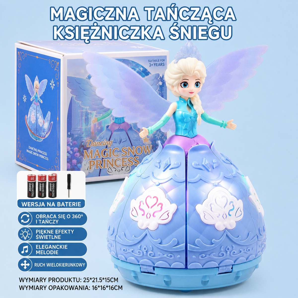 Magiczna tańcząca lalka księżniczka Rozkwitający Kwiat