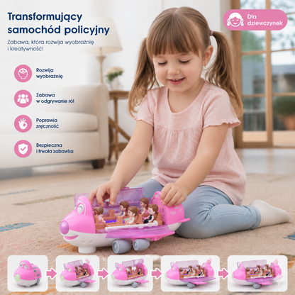Zabawny tańczący samolot zabawka dla dzieci