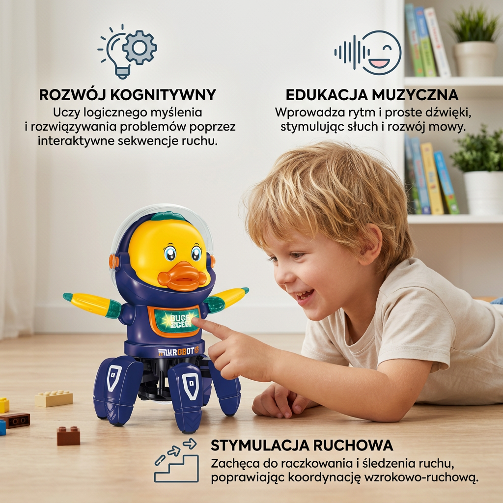 Robot-kaczuszka – zabawka dla dzieci