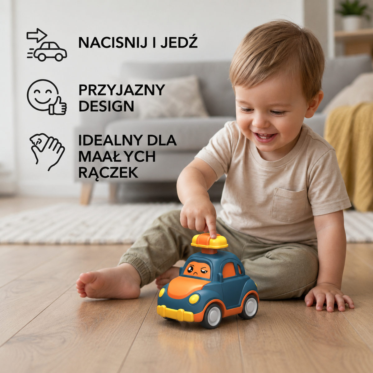 Małe autka przygodowe – Naciśnij i jedź
