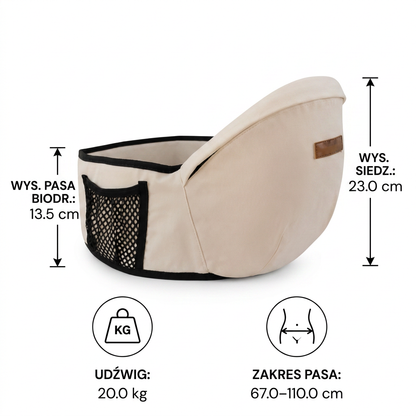 Ergonomiczne nosidełko biodrowe dla dziecka