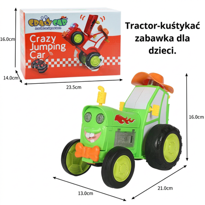 Chwiejący się traktor – zabawka dla dzieci