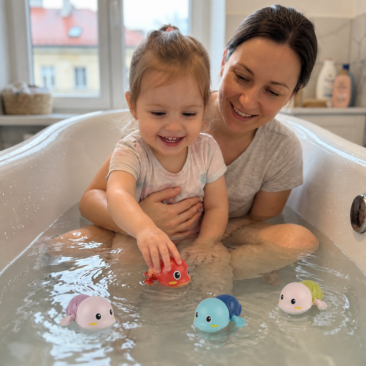 Bathing Friends – pływające zabawki do kąpieli