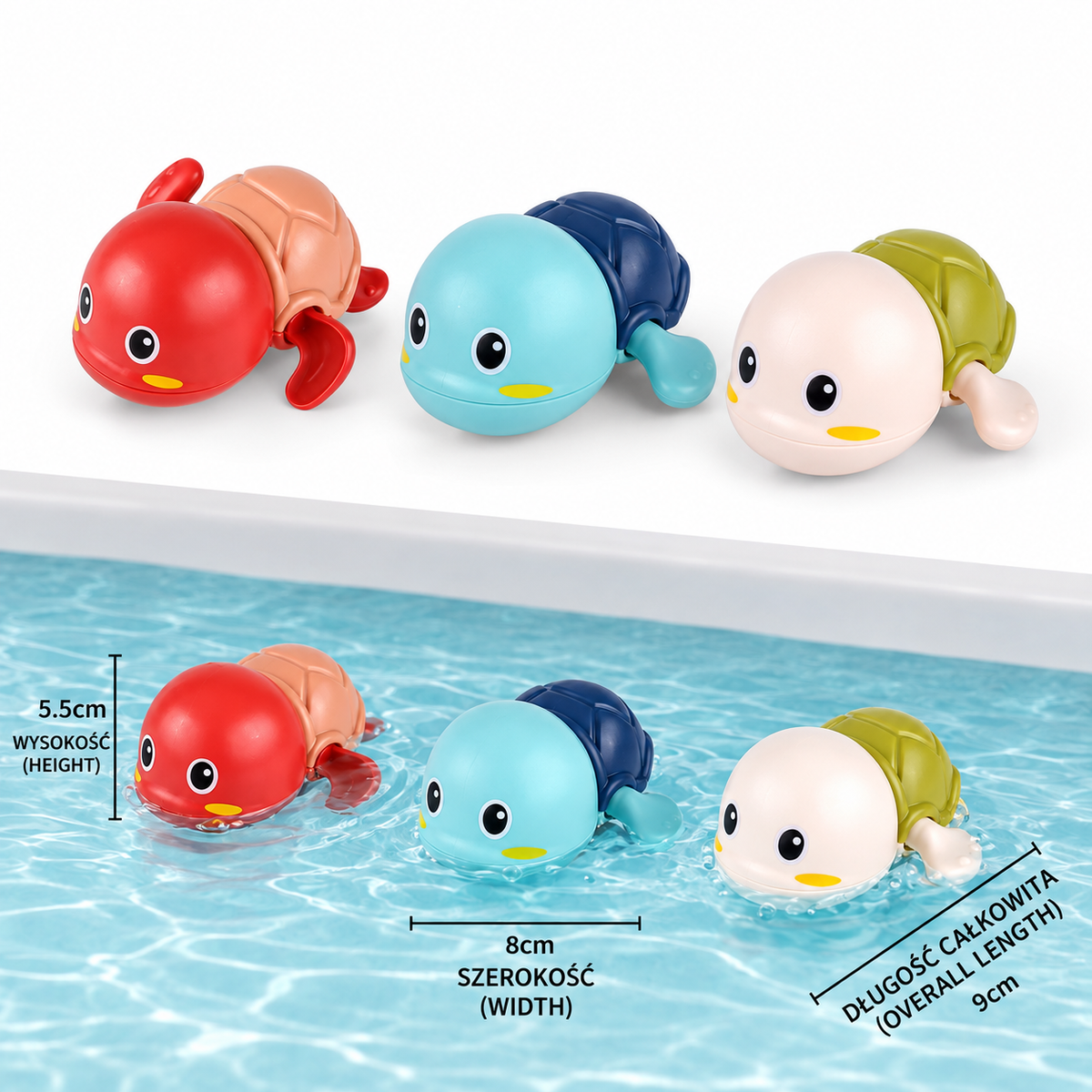 Bathing Friends – pływające zabawki do kąpieli
