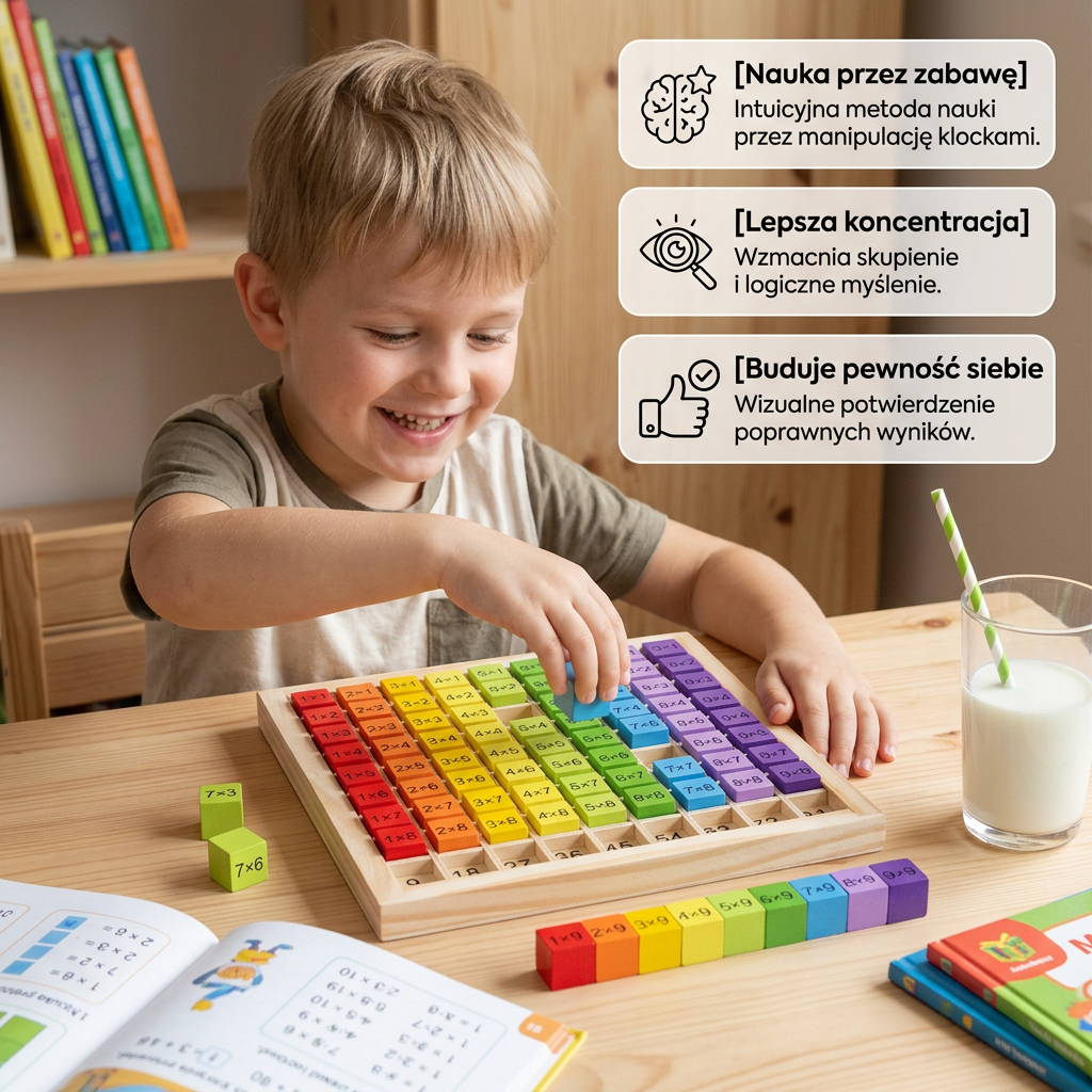 Tablica Mistrza Matematyki | Nauka tabliczki mnożenia przez zabawę