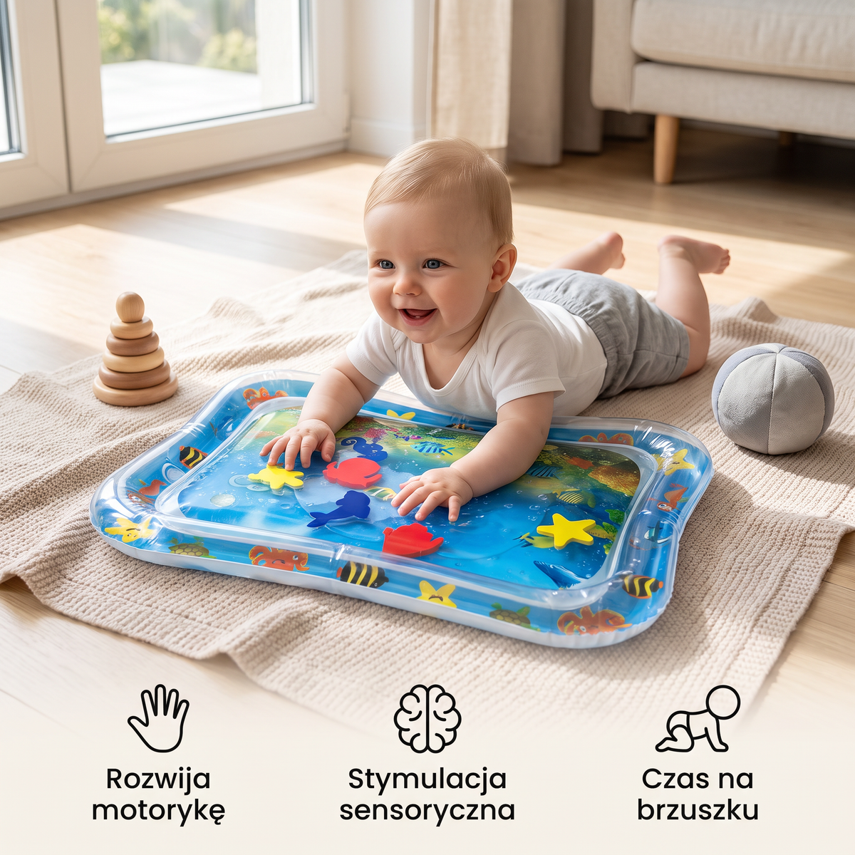 Sensoryczna mata wodna dla dzieci