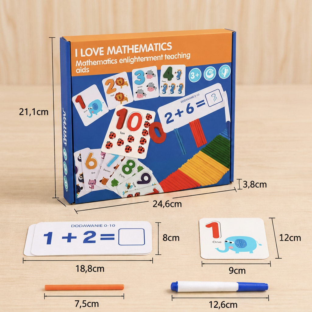 Gra edukacyjna z patyczkami do nauki matematyki