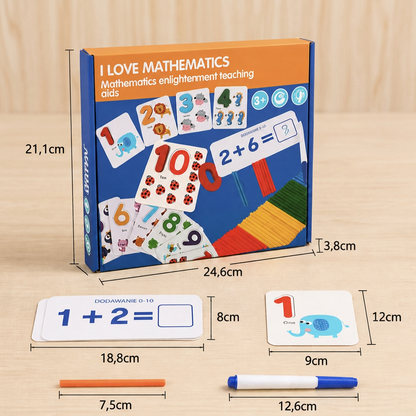 Gra edukacyjna z patyczkami do nauki matematyki