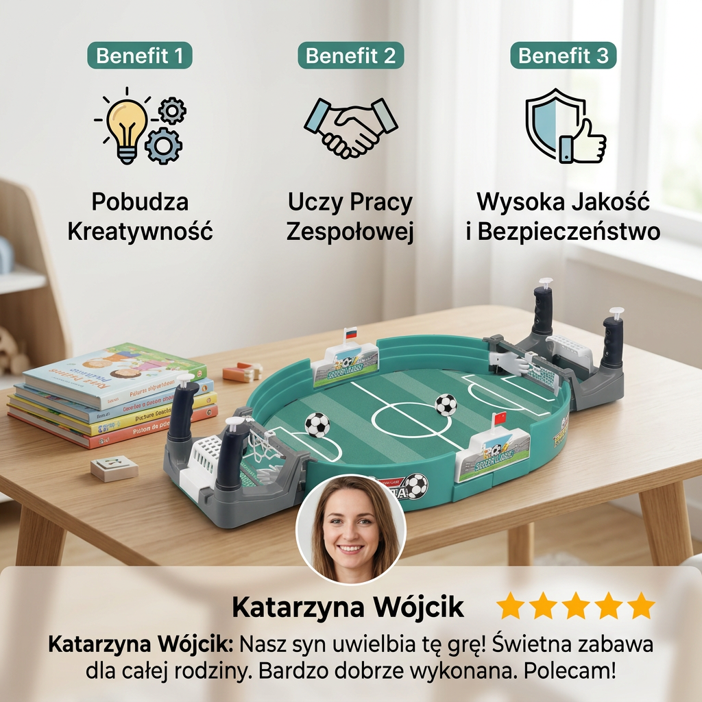 Mini zestaw do gry w piłkarzyki